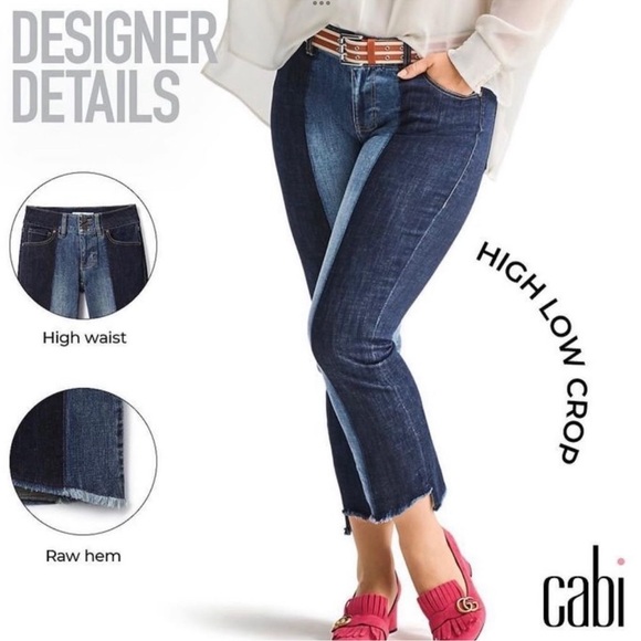 High Low Crop Jeans - Picture 2 of 7